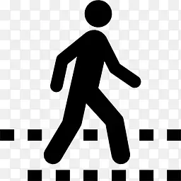 pedestrian crossing icon