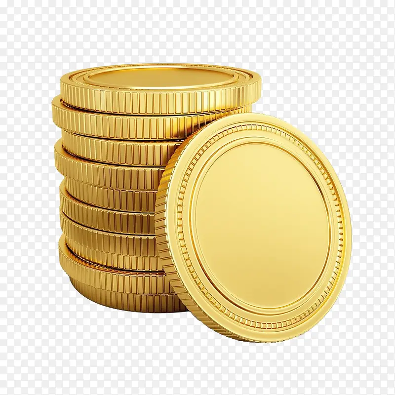 金色货币插画
