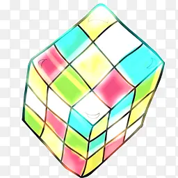 魔方卡通可爱的图标PNG图片素材下载_图片编号qxjnobkg-免抠素材网