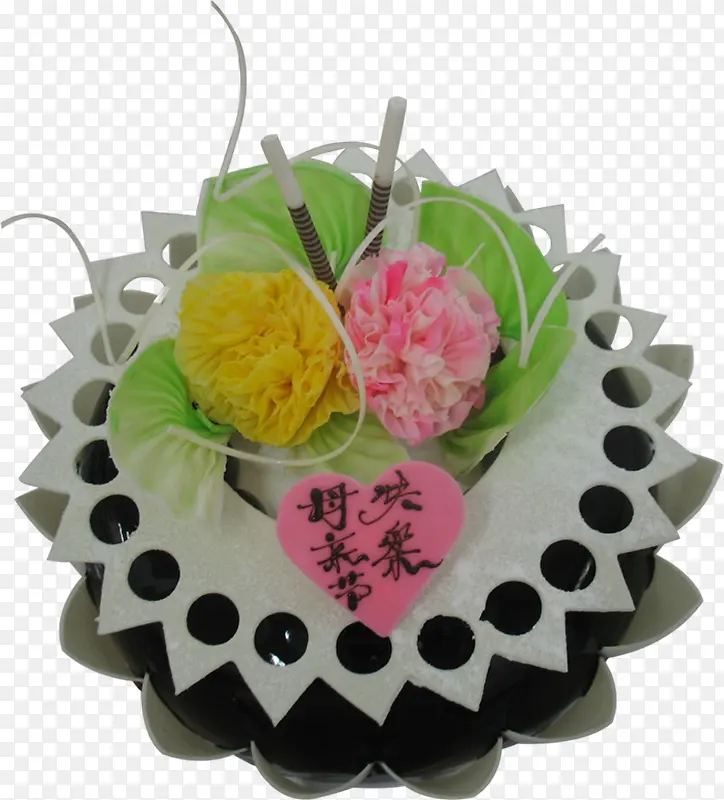 母亲节感恩花朵造型蛋糕