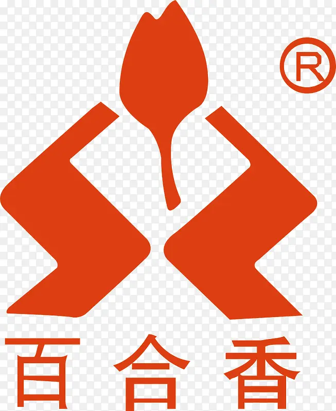 百合香食品logo