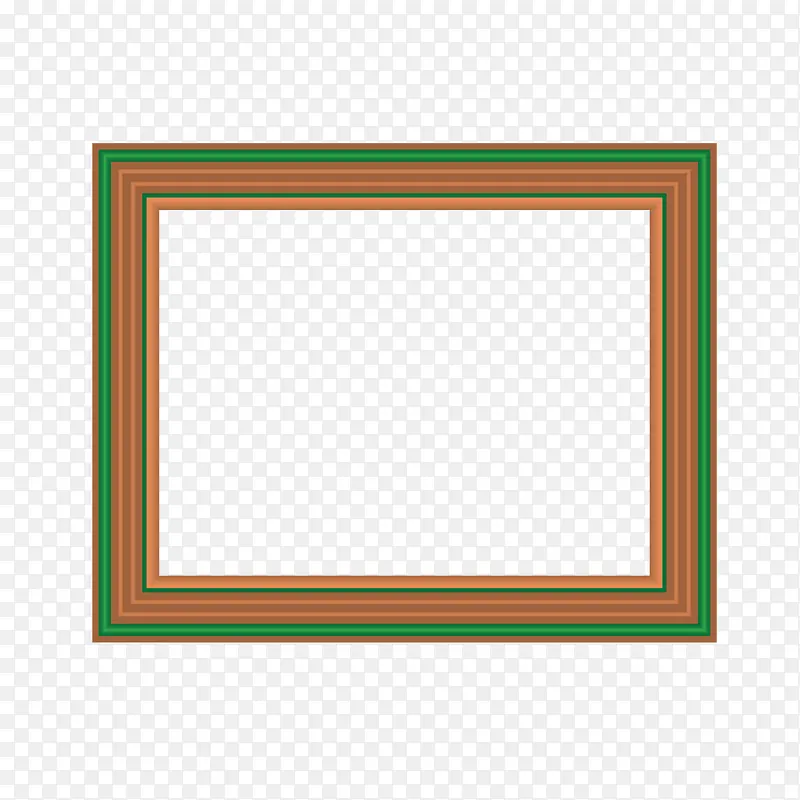 矢量矩形木质条纹边框相框