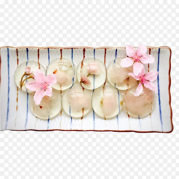 樱花与樱花水信玄饼