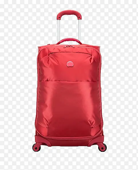 红色法国Delsey品牌行李箱