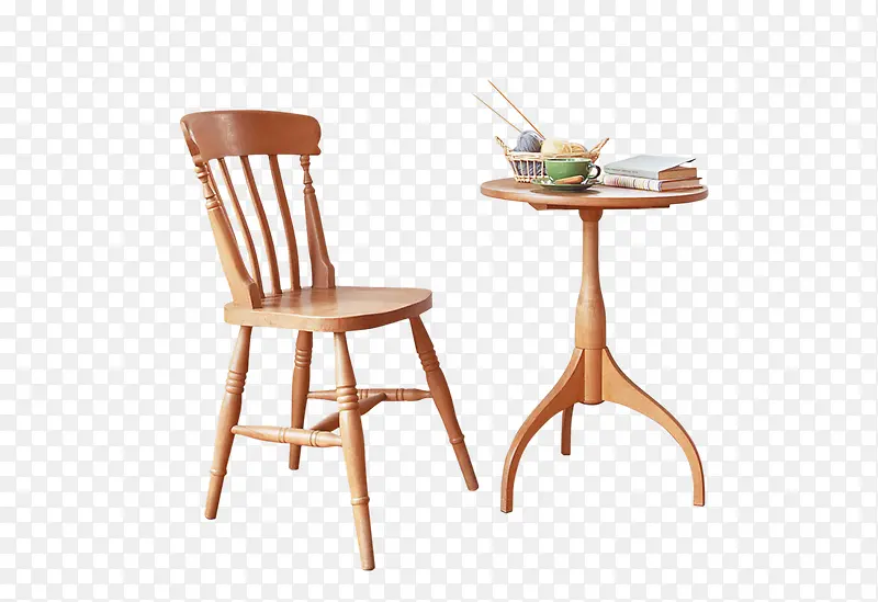 简洁田园风桌子椅子