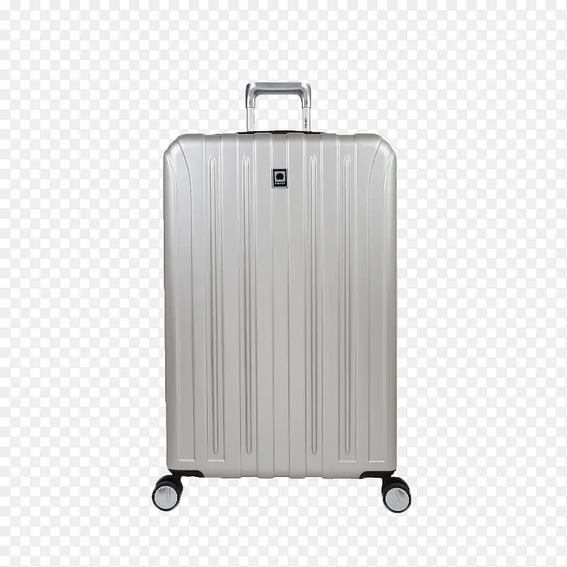 白色法国Delsey品牌行李箱