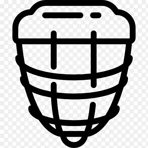 冰球头盔图标