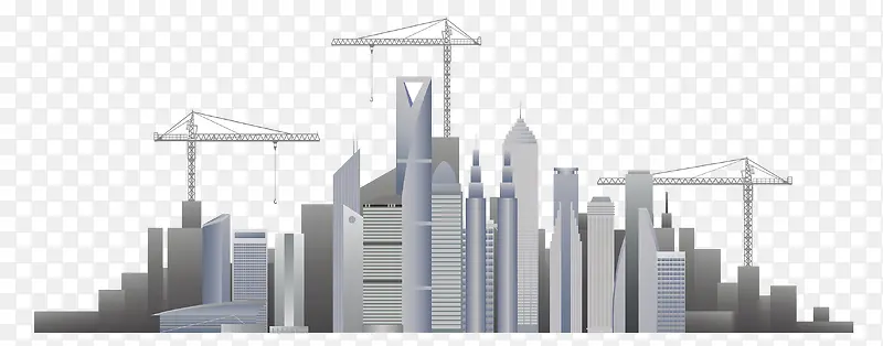 现代化城市建筑群