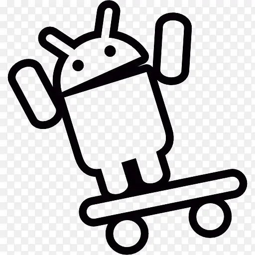 Android在滑板与武器图标