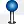 蓝色的定位大头针 icon