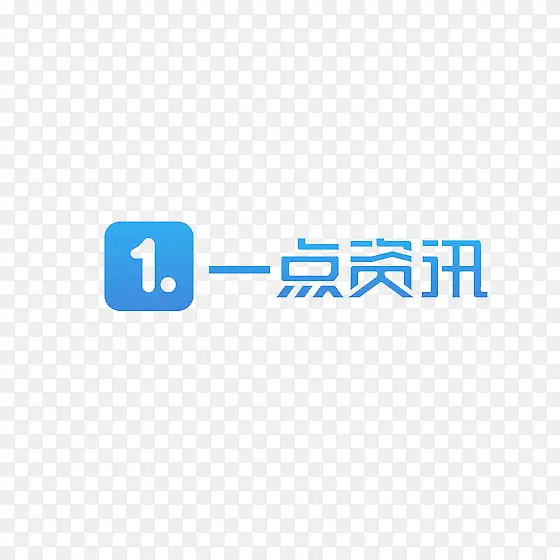 蓝色一点资讯logo标志