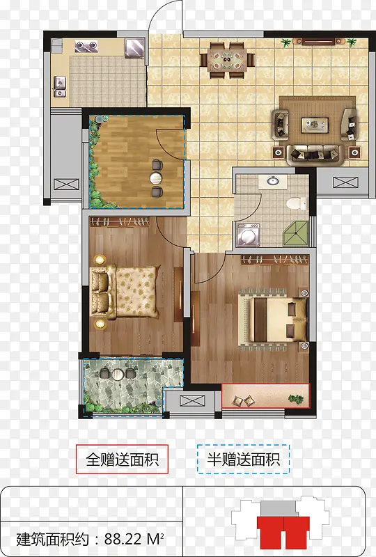 房地产平面布置图