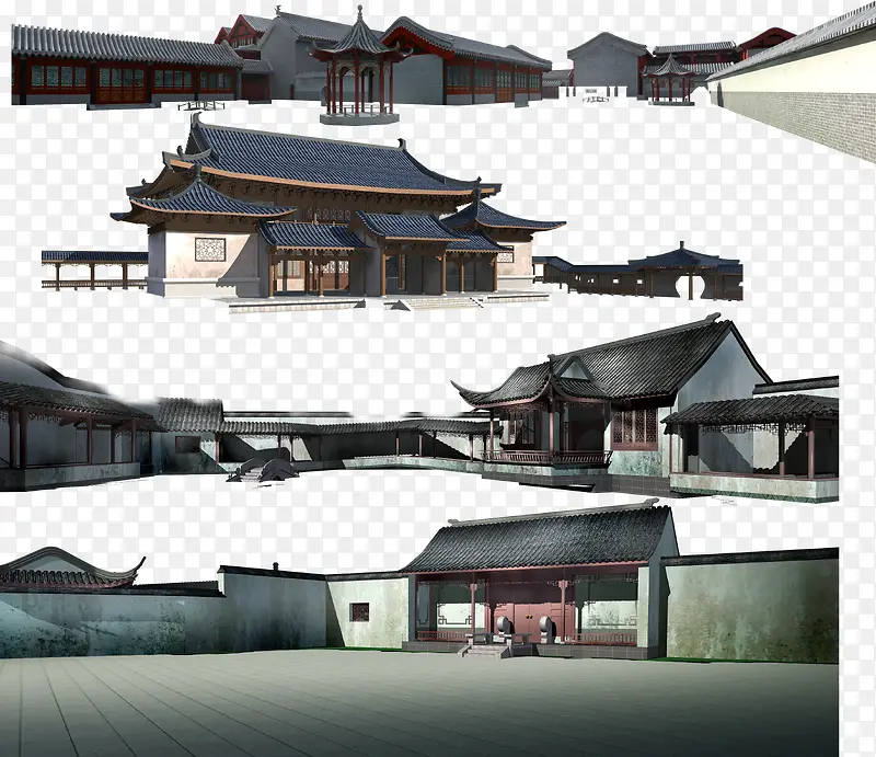 中国风建筑背景PNG图片素材下载_图片编号yezxgomg-免抠素材网