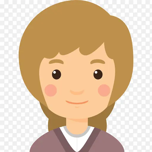 女孩图标