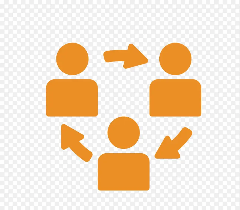 矢量卡通简洁扁平化人物轮流对话PNG图片素材下载_图片编号yarokzlv-免抠素材网