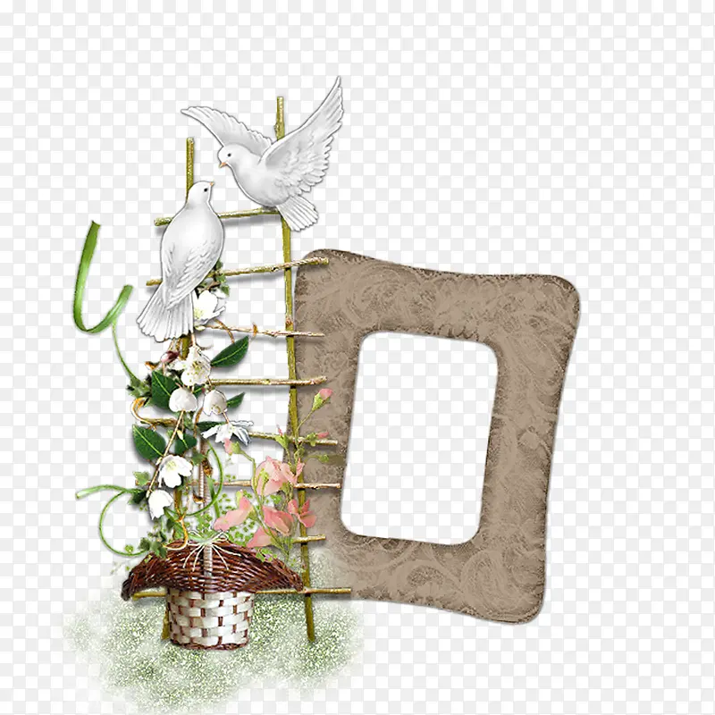 花卉边框背景素材花卉边框图案素