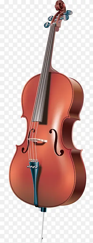 逼真的小提琴矢量