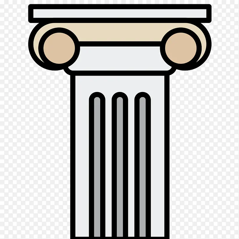 罗马柱子素材