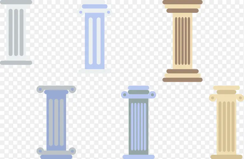 矢量罗马柱插图PNG图片素材下载_图片编号yaroovbx-免抠素材网
