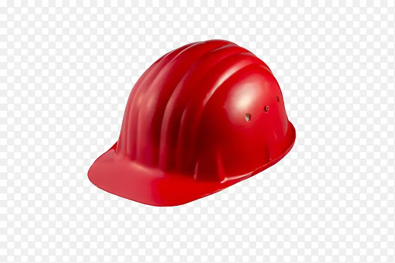 红色安全头盔