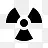 三叶形核辐射标志图标