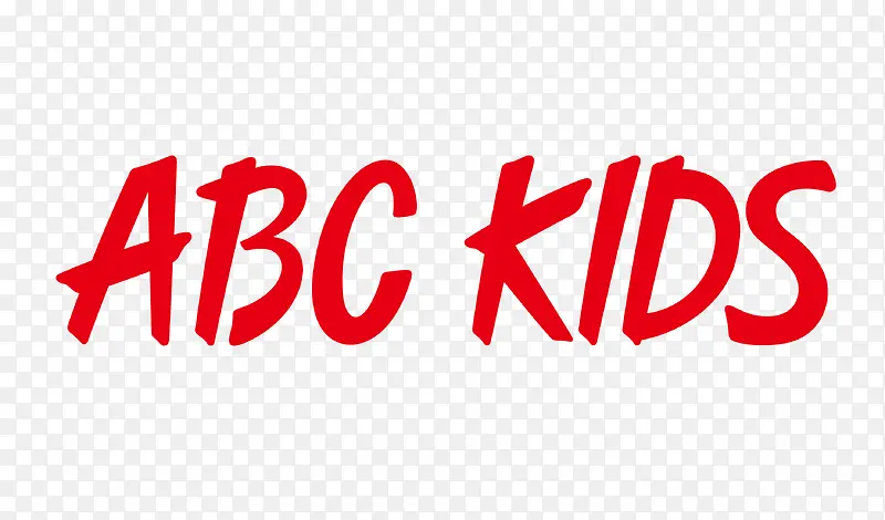 ABC KIDS字体设计