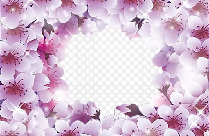 卡片式花朵背景图案