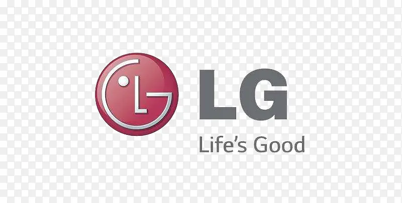 免抠立体圆形LG品牌logo