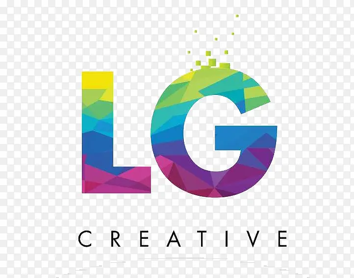 免抠彩色LG品牌logo