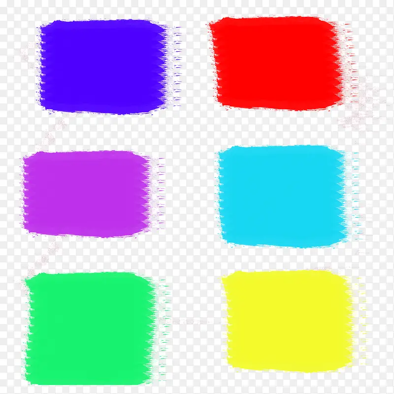 六种颜色图案