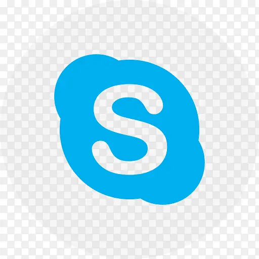 视频电话Skype的图标Sky