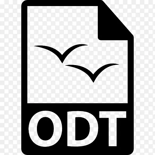 ODT文件格式符号图标