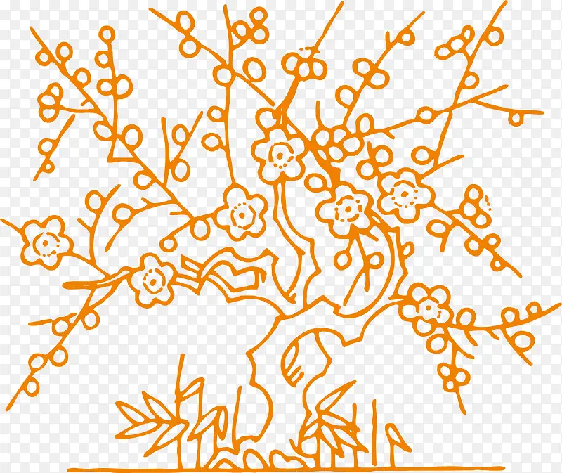 矢量壁纸花形状