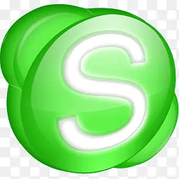 Skype绿色图标