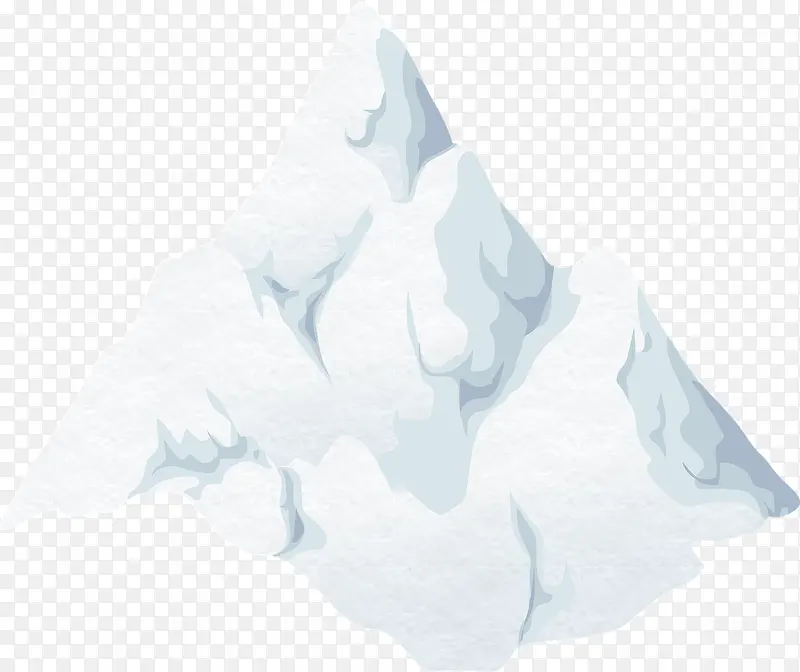 白色的雪山