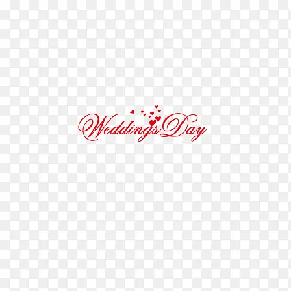 wedding day 字体设计