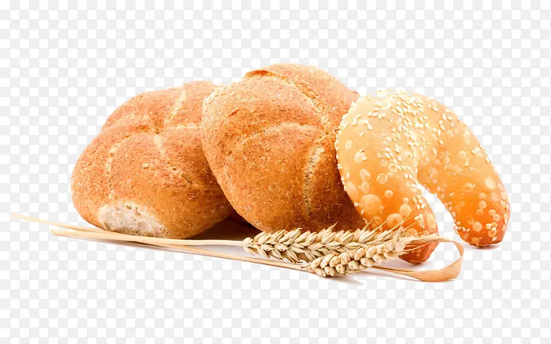 面包小麦免抠素材