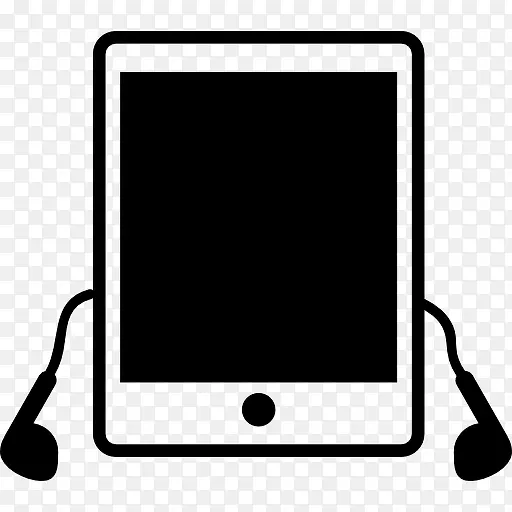 iPad平板电脑耳机图标