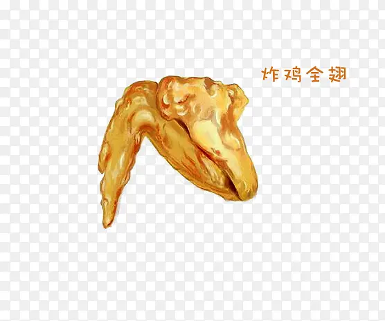 手绘鸡翅