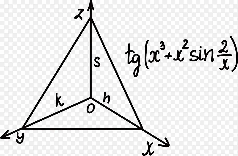 三角的数学方程式
