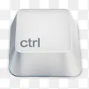crtl白色键盘按键