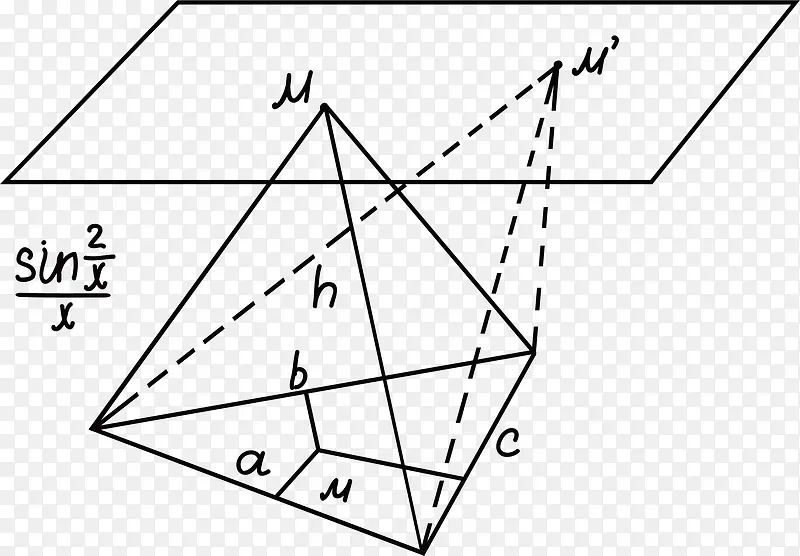 手绘的数学方程式