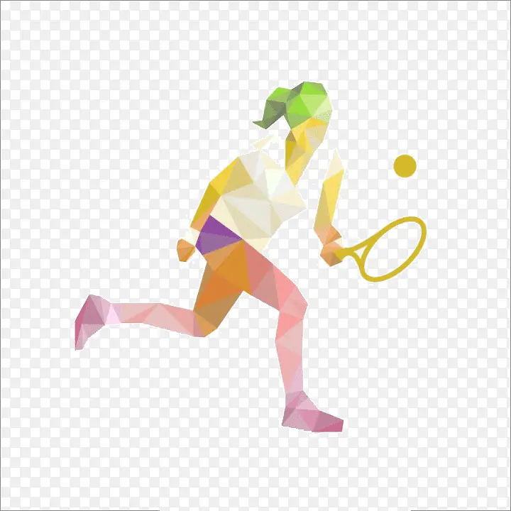 网球网球运动插图设计