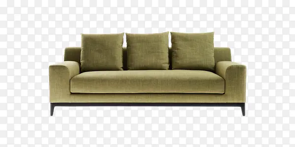 灰绿色装饰沙发