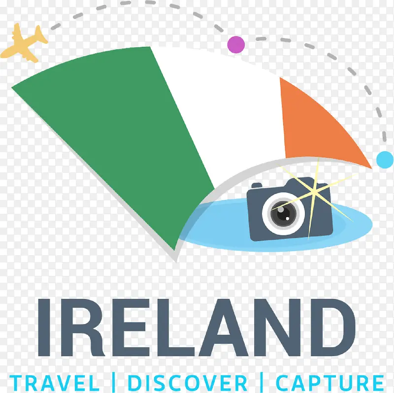 爱尔兰旅游图标