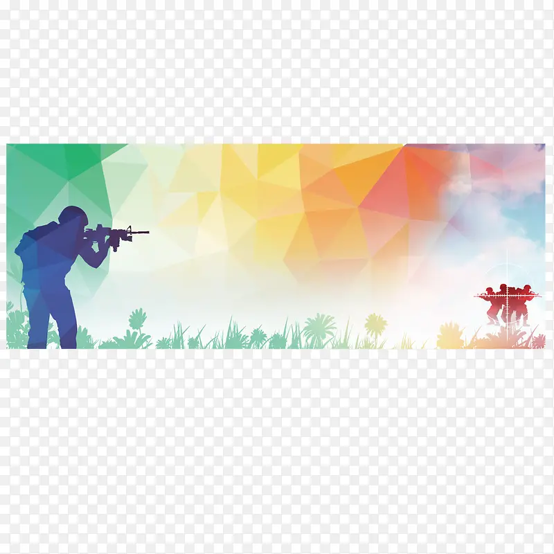 军事夏令营海报