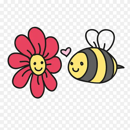 花朵和蜜蜂的爱情