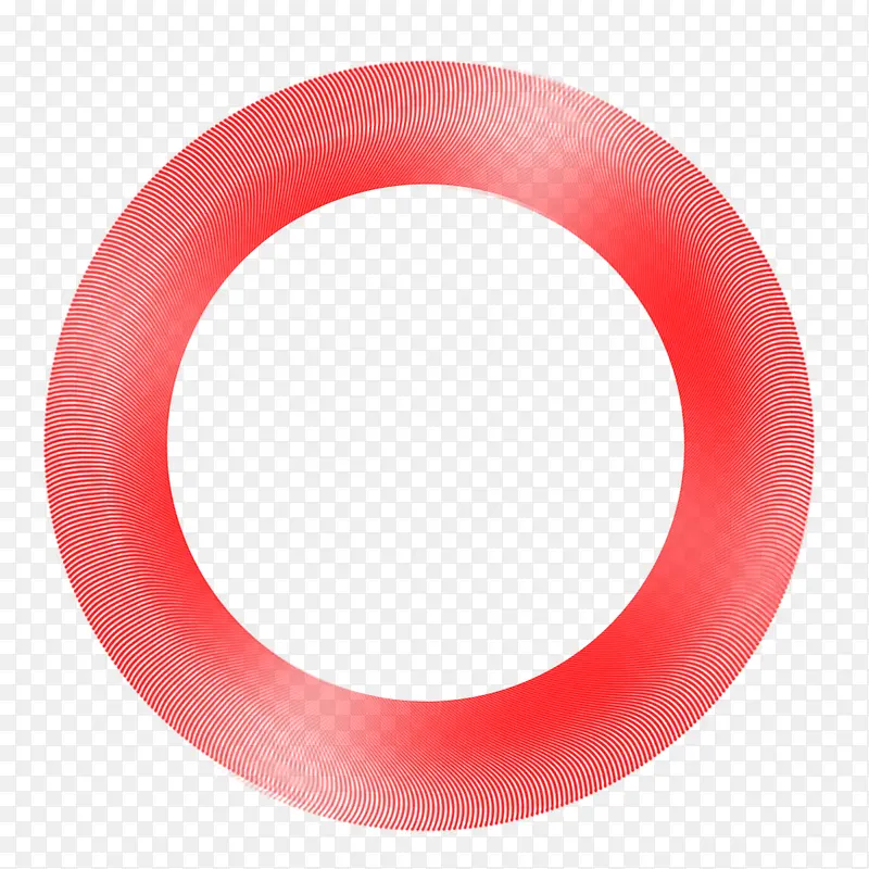 红色圆圈效果图