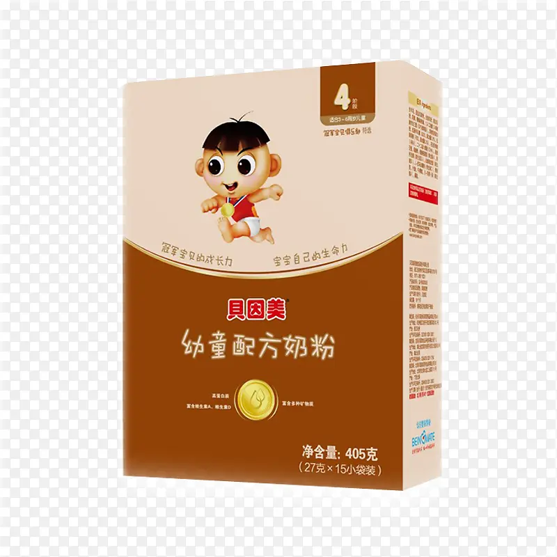 贝因美幼童配方奶粉4段