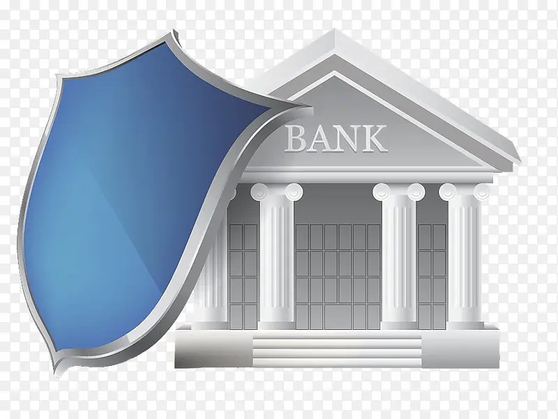 银行安全保护图标